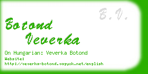 botond veverka business card